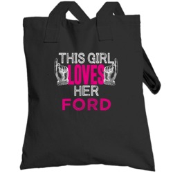 This Girl Loves Her Ford Cool Car Fan Totebag