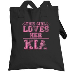 This Girl Loves Her Kia Car Enthusiast Totebag