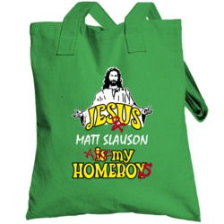 Matt Slauson New York Buffalo Sports Football Jesus Homeboys Totebag