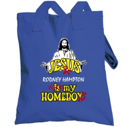 Rodney Hampton Football Sports New York Buffalo Jesus Homeboys Totebag