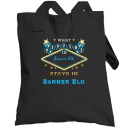 Banner Elk North Carolina What Happens Stays In Totebag