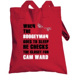 Cam Ward Charlotte North Carolina Boogeyman Totebag