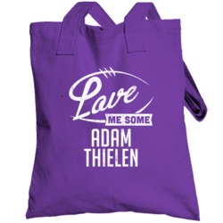 Love Me Some Adam Thielen Minnesota Football Sports Athlete Totebag