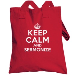 Keep Calm And Sermonize Priest Totebag