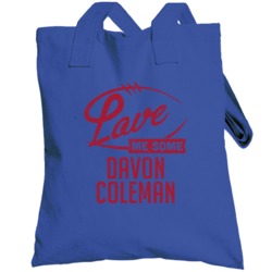 Love Me Some Davon Coleman New York Football Sports Athlete Totebag