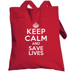 Keep Calm And Save Lives Paramedic Totebag
