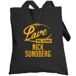 Love Me Some Nick Sundberg Washington Football Sports Athlete Totebag