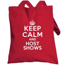 Keep Calm And Host Shows Talk Show Host Totebag