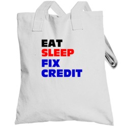 Eat Sleep Fix Credit Loan Counselor Totebag