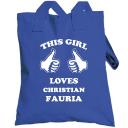 Christian Fauria Charlotte North Carolina This Girl Loves Totebag