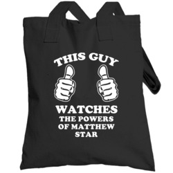 The Powers Of Matthew Star Sci Fi Tv Show Guy Watches Totebag