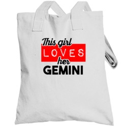 This Girl Loves Her Gemini Cool Car Buff Enthusiast Totebag
