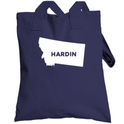 Hardin Montana Custom City Patriotic Usa Totebag