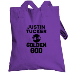 Justin Tucker Is A Golden God Football Baltimore Fan Totebag