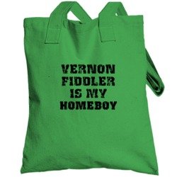 Vernon Fiddler Is My Homeboy Dallas Texas Sports Hockey Totebag