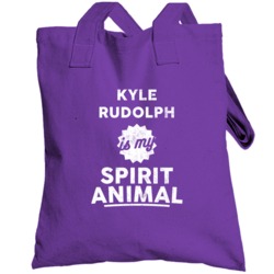 Kyle Rudolph Is My Spirit Animal Football Minnesota Fan Totebag