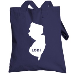 Lodi New Jersey Custom City Patriotic Usa Totebag