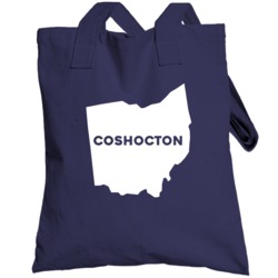 Coshocton Ohio Custom City Patriotic Usa Totebag