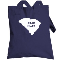 Fair Play South Carolina Custom City Patriotic Usa Totebag