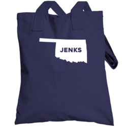Jenks Oklahoma Custom City Patriotic Usa Totebag