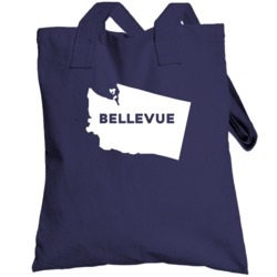 Bellevue Washington Custom City Patriotic Usa Totebag