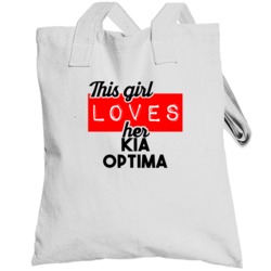 This Girl Loves Her Kia Optima Cool Car Buff Enthusiast Totebag