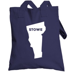 Stowe Vermont Custom City Patriotic Usa Totebag