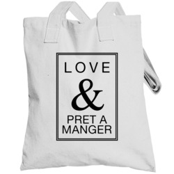 Love And Pret A Manger Favorite Food Lover Trending Simple Foodie Tote