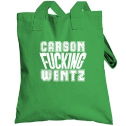 Fcking Carson Wentz Phiadelphia Football Team Favorite Player Fan Tote