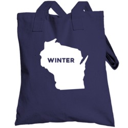 Winter Wisconsin Custom City Patriotic Usa Totebag