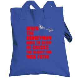 Nick Fotiu New York Buffalo Hockey Sports Boogeyman Totebag