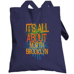 North Brooklyn Michigan Its All About Funny Totebag
