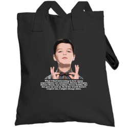 Change Sides Young Sheldon Cooper Face Quote New Tv Series Fan Totebag