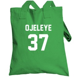 Semi Ojeleye Jersey Back Boston Basketball Team Fan For Green Totebag