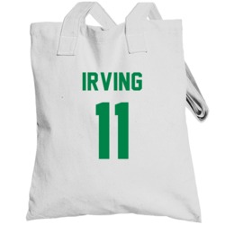 Kyrie Irving Jersey Back Boston Basketball Team Fan For White Totebag