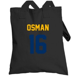 Cedi Osman Jersey Back Cleveland Basketball Team Fan For Burgundy Tote