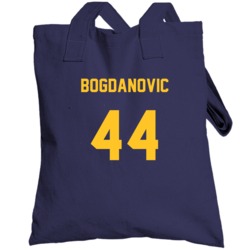 Bojan Bogdanovic Jersey Back Indiana Basketball Team Fan For Navy Tote