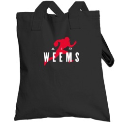 Air Eric Weems Atlanta Football Player Fan Parody Totebag