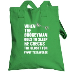 Vinny Testaverde New York Buffalo Sports Football Boogeyman Totebag