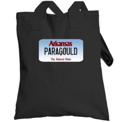 Paragould Arkansas Custom City License Plate Customizable Totebag