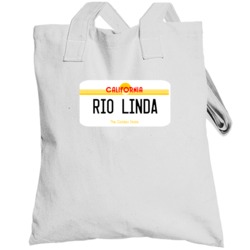 Rio Linda California Custom City License Plate Customizable Totebag