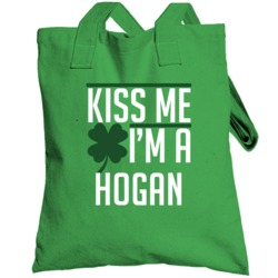 Kiss Me I'm A Hogan St Patricks Day Drinking Totebag