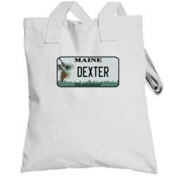 Dexter Maine Custom City License Plate Customizable Totebag
