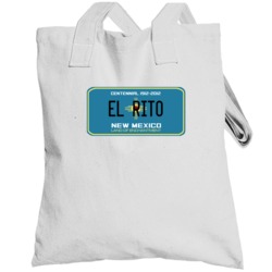El Rito New Mexico Custom City License Plate Customizable Totebag
