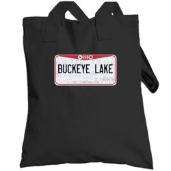 Buckeye Lake Ohio Custom City License Plate Customizable Totebag