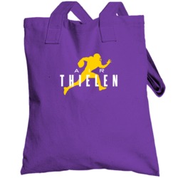 Air Adam Thielen Minnesota Football Player Fan Parody Totebag
