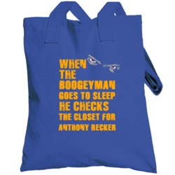 Anthony Recker New York Brooklyn Baseball Sports Boogeyman Totebag