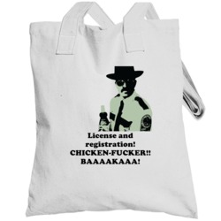 License And Registration Cool Super Troopers 2001 Thorny Totebag