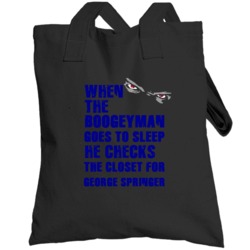George Springer Texas Boogeyman Houston Sports Baseball Totebag
