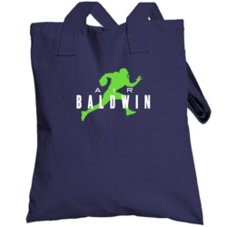Air Doug Baldwin Seattle Football Player Fan Parody Totebag